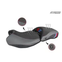 Certified JN Seats Motorcycle Seat Ribbed Design BMW R1200GS / Adv / R1250GS / Adv '14-'24