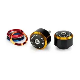 Affordable Puig Balance Bar Ends Black With Colored Rings Honda MSX125 Grom 2021-2023