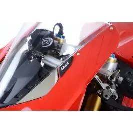 Authentic R&G Racing Mirror Blanking Plates Ducati Panigale V4 / S '18-'24 / V4R '19- / Panigale V2 '20-