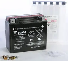YUASA BATTERY YTX20HL-BS MAINTENANCE FREE YUAM620BH Luxury