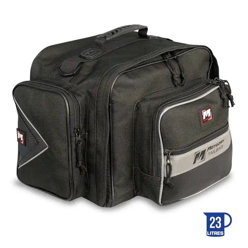 Worldwide Shipping Motodry Platinum Cuiser/Tail Rear Seat Bag 23L - Black