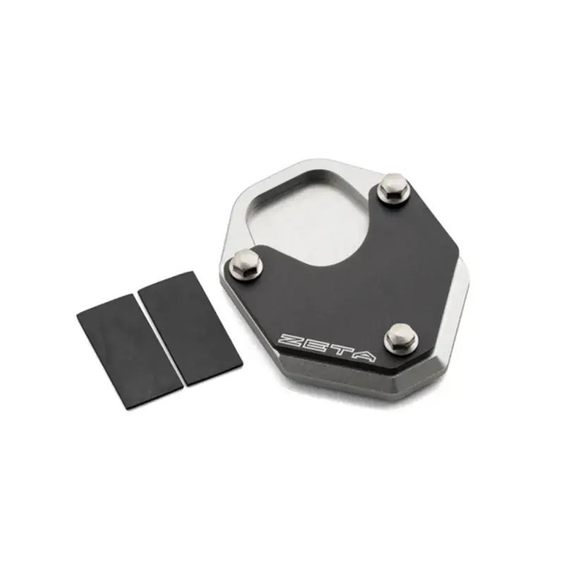Zeta Stand Pad Enlarger for CRF250/300 L/M/Rally '17-20 - Black/Silver Reduced Price