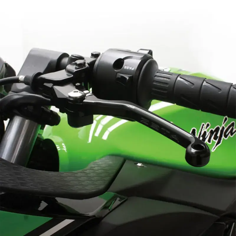 Zeta Z-Street Road Pilot Lever Set for Ninja/Z 250/300/400 '08<, Versus-X 250/300 '17< - Black Factory Price