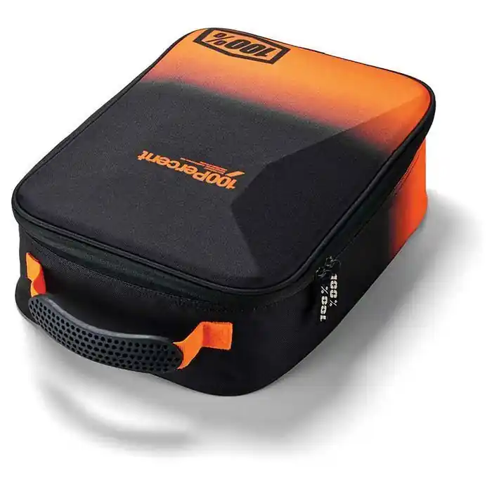 100% Crush Goggle Case - Black/Orange Direct From Factory