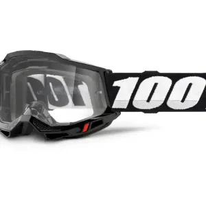 100% Accuri 2 OTG Black Clear Goggles Luxury