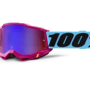 100% Accuri 2 Lefleur Goggle - Mirror Lens - Red/Blue - OS Modern