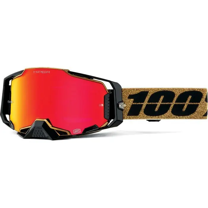 100% Armega HIPER Goggle Glory-Mir Red Lens Authentic