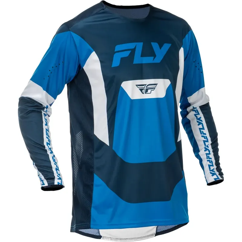 Worldwide Shipping Fly Racing 2026 Lite MX Jersey - Blue/White - M
