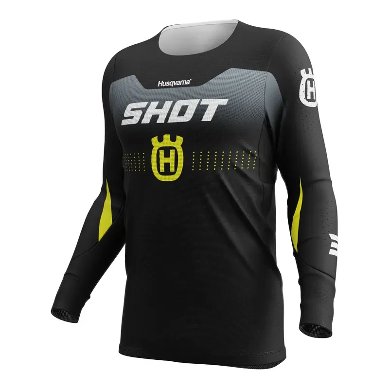Wholesale Shot Aerolite HVA MX Jersey - Black - S