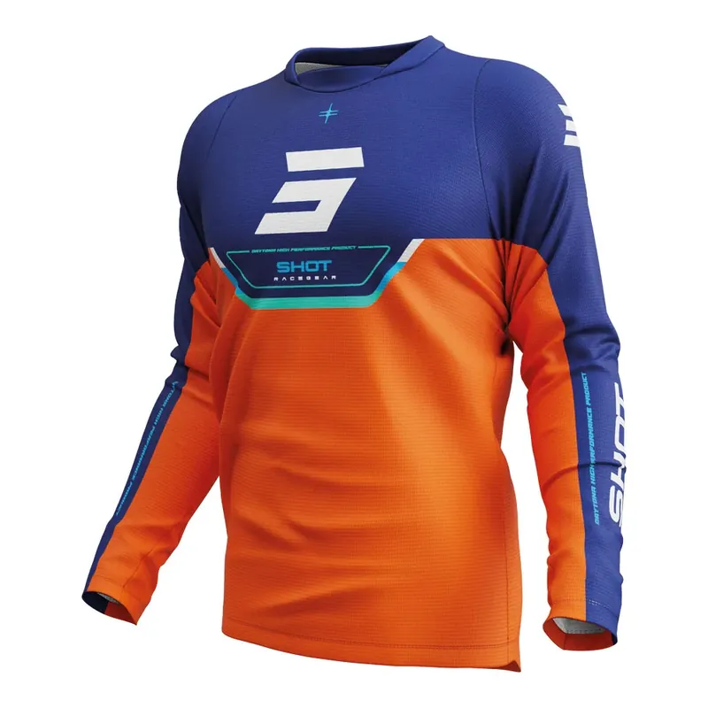Worldwide Shipping Shot Devo Daytona MX Jersey - Orange - S
