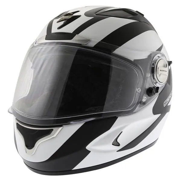 Premium Scorpion Exo 1000 Twister Helmet Black White