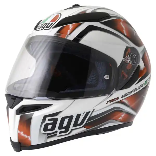 AGV K5 Hurricane Helmet White Red Black High Quality