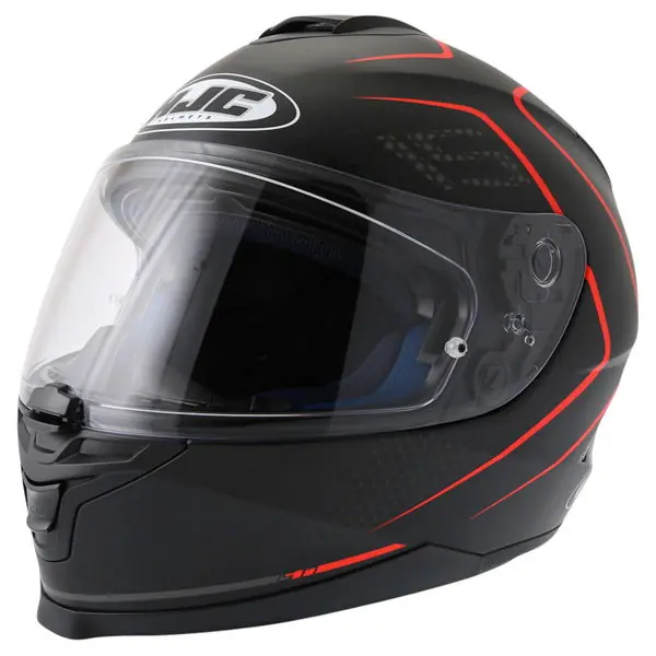 HJC IS-17 Lank Helmet Black Red Limited Offer