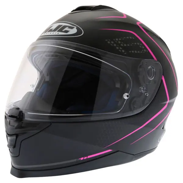 HJC IS-17 Lank Helmet Black Pink Limited Offer