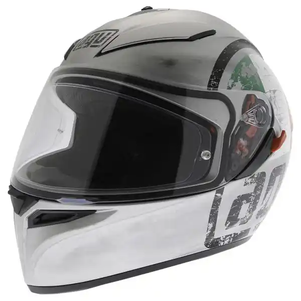 AGV K3 SV Scudetto Helmet Matt Silver Bargain