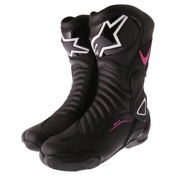 Last Chance Alpinestars Stella SMX-6 V2 Boots Black Fuchsia White