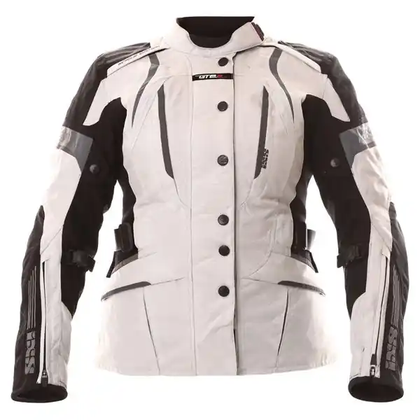 Top Rated IXS Nemesis Ladies Jacket Grey Black Silver