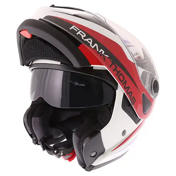 Holiday Sale Frank Thomas DV06 Flip Front Helmet White Red Blue