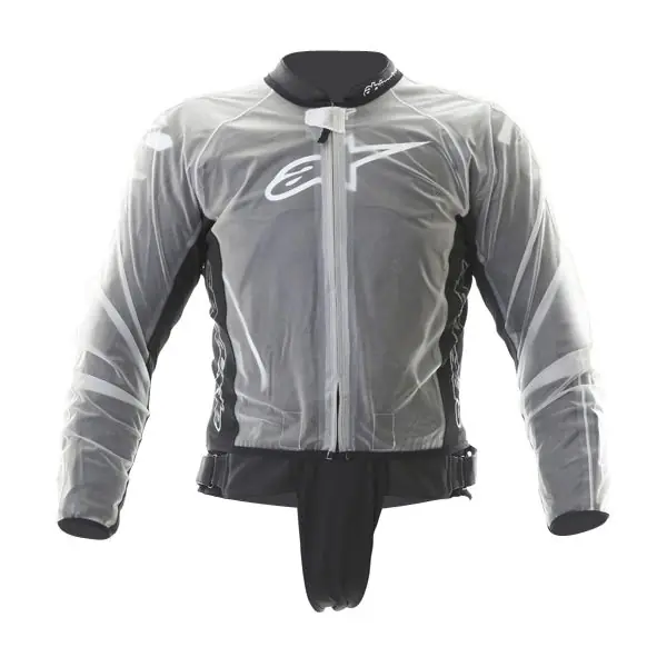 Alpinestars Racing Rain Jacket Clear Black Trending