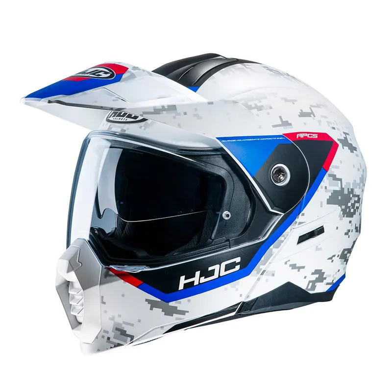 Warranty Included HJC C80 Bult Helmet White Red Blue