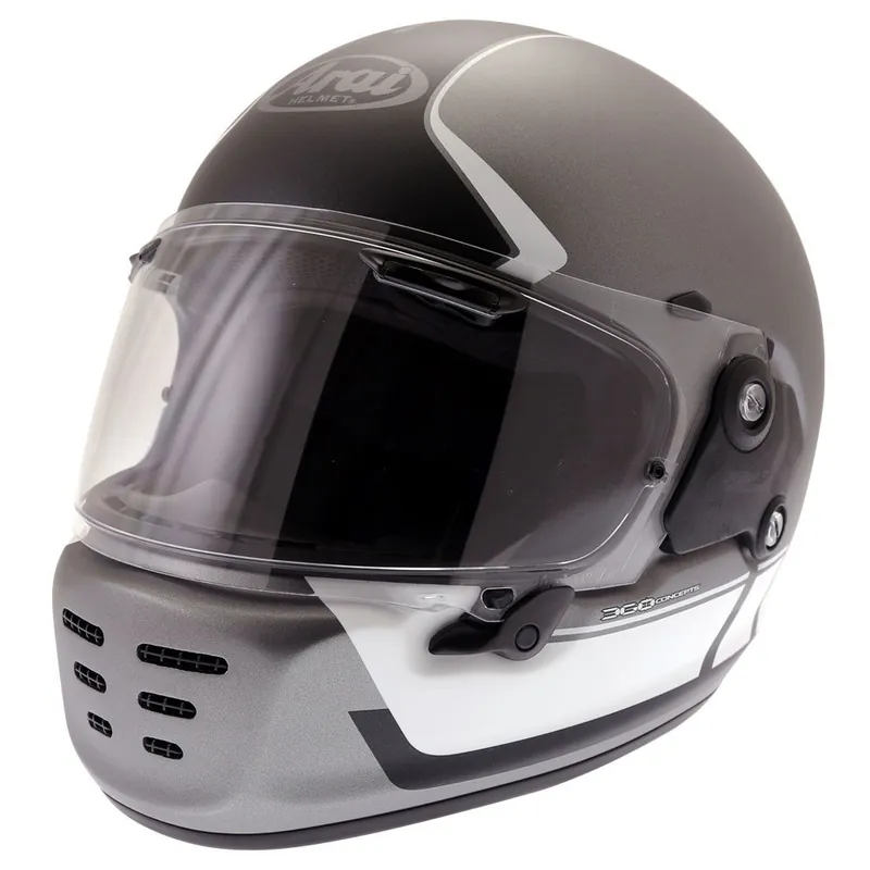 Arai Rapide Speedblock Helmet Black White Sale