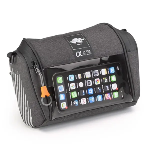 Affordable Kappa Handlebar Bag Dark Grey