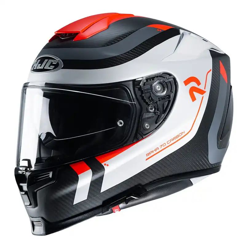 HJC RPHA 70 Carbon Reple Helmet Orange Next Day Delivery