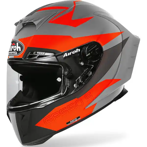 Exclusive Offer Airoh GP550S Vektor Helmet Orange Matt