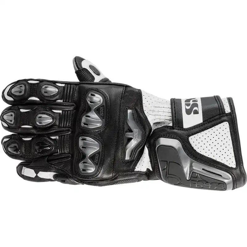 Super Sale IXS RS-400 Gloves Black White