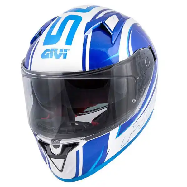 Viral Givi 50.6 Stoccarda Helmet Blades White Blue