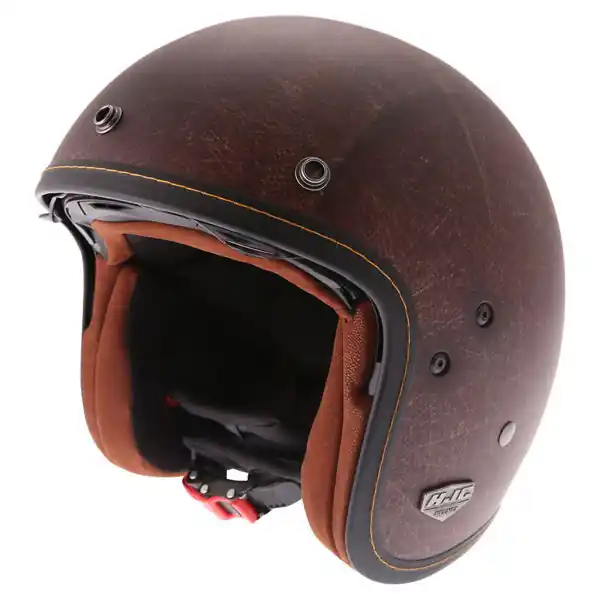 HJC FG-70S Vintage Helmet Flat Brown Direct From Factory