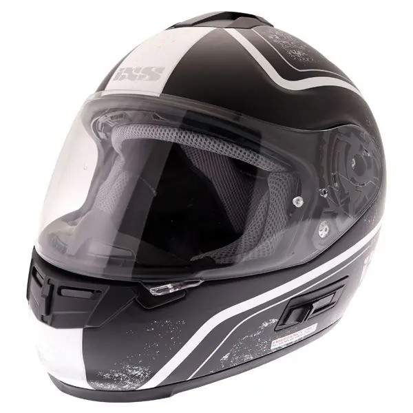 One Day Deal IXS HX444 Classic Helmet Matt Black Silver