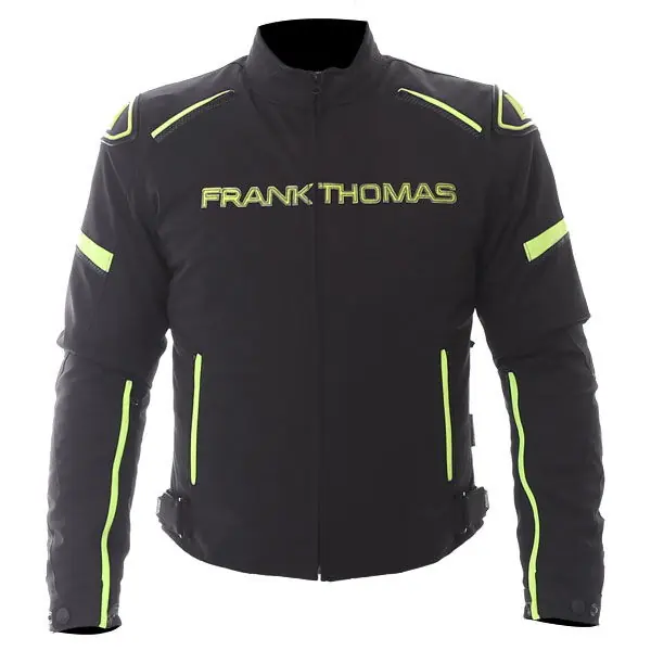 Seasonal Sale Frank Thomas Evo Race Waterproof Jacket Black Yellow