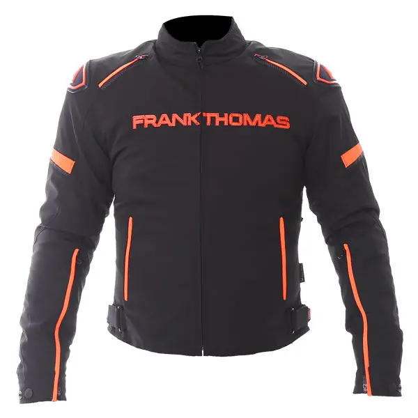 Bulk Order Frank Thomas Evo Race Waterproof Jacket Black Orange