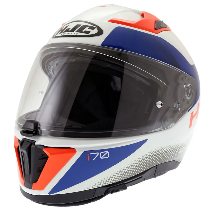 HJC I70 Tas Helmet White Blue One Day Deal