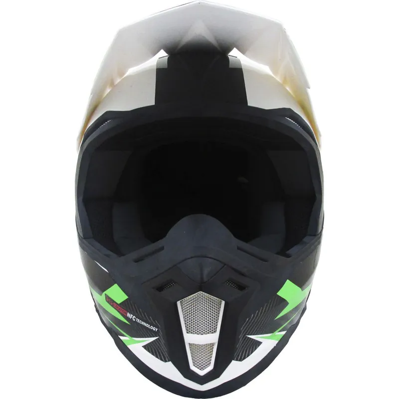 Deal MT Synchrony Steel Helmet Black White Green