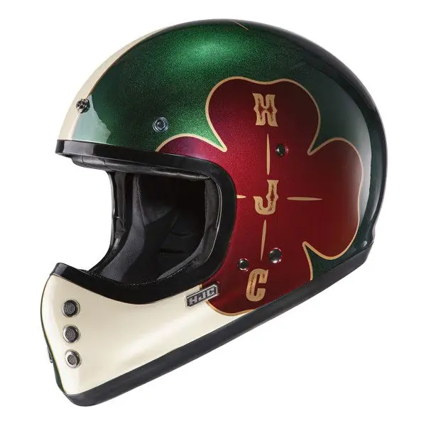 Budget HJC V60 Ofera MC4 Helmet Green
