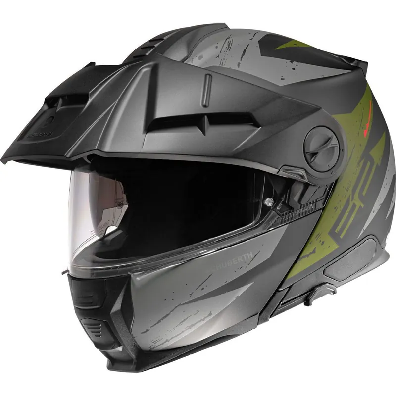 Affordable Schuberth E2 Helmet Explorer Green