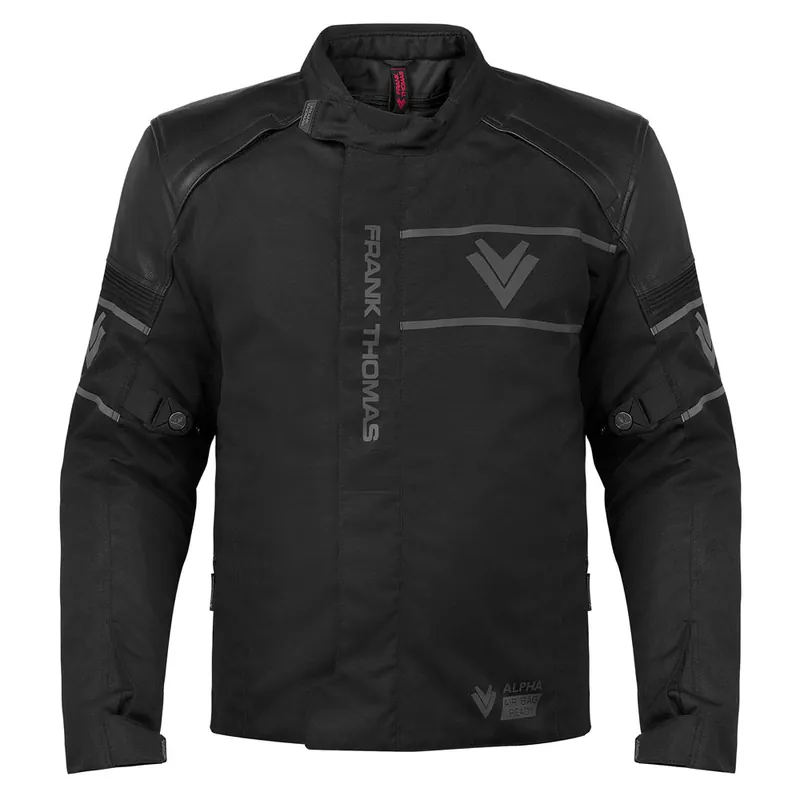 Crafted Frank Thomas Alpha Waterproof Jacket Black Grey